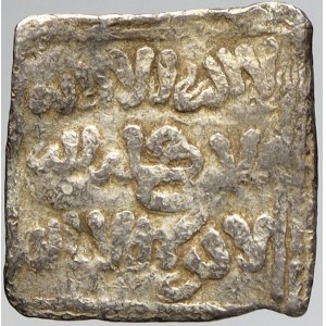 Muwahhidové, Evropská imitace čtvercového Ag dirhamu b.l. (12. - 13. stol.), anonym, bez minc. (Ceuta)...
