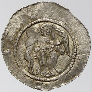 Vladislav I. (1109-17, 20-25), Denár. Cach-556 (nad rukou kulička). opisy nedor.