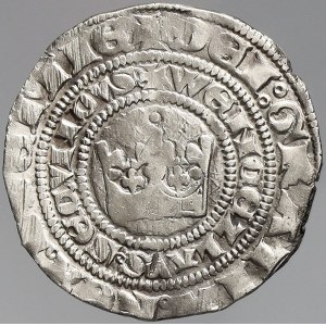 Václav II. (1278-1305), Pražský groš. Sm.-4