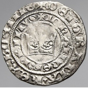 Jan Lucemburský (1305-46), Pražský groš. Cast-V./28. nedor., okrojen