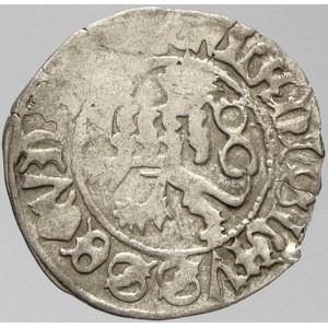 Vladislav II. (1471-1516), Bílý peníz jednostranný. Cast.-4/RB