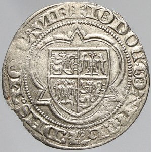 Lucembursko, Jošt Moravský (1388-1402). Gans. Mey-170. Ex aukce ČNS HK 139/174 (2017). zcela n. nedor...
