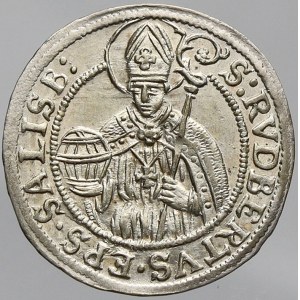 Salcburk, arcibiskupství, 3 krejcar 1689. KM-249