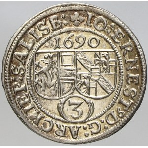 Salcburk, arcibiskupství, 3 krejcar 1690