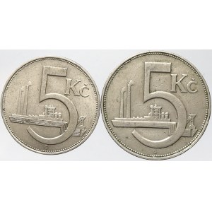 Československo 1918 - 1938, 5 Kč 1926, 1938