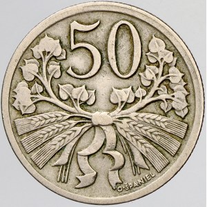Československo 1918 - 1938, 50 hal. 1925