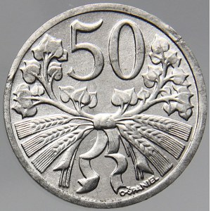 Československo 1945 - 1953, 50 hal. 1953