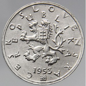 Československo 1945 - 1953, 50 hal. 1953