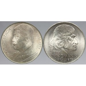 Československo 1953 - 1992, 50 Kčs 1971 Hviezdoslav, 50 Kčs 1973 Jungmann