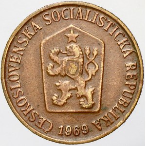 Československo 1953 - 1992, 50 hal. 1969 bez teček. lak.