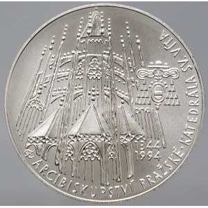 Česká republika 1993 - nyní, 200 Kč 1994 Katedrála, plexi pouzdro, karta