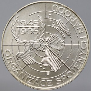 Česká republika 1993 - nyní, 200 Kč 1995 OSN, plexi pouzdro, karta