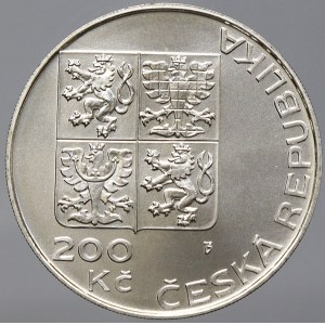 Česká republika 1993 - nyní, 200 Kč 1995 OSN, plexi pouzdro, karta