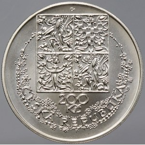 Česká republika 1993 - nyní, 200 Kč 1996 Svolinský, plexi pouzdro, karta