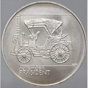 Česká republika 1993 - nyní, 200 Kč 1997 automobil, plexi pouzdro, karta