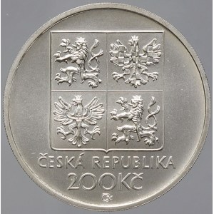 Česká republika 1993 - nyní, 200 Kč 1998 Kmoch, plexi pouzdro, karta