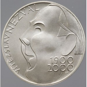 Česká republika 1993 - nyní, 200 Kč 2000 Nezval, plexi pouzdro, karta