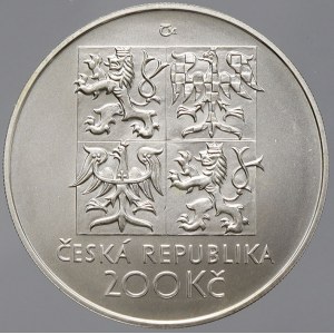 Česká republika 1993 - nyní, 200 Kč 2000 Nezval, plexi pouzdro, karta