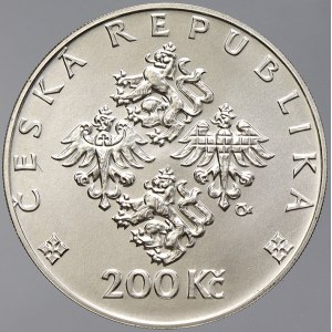 Česká republika 1993 - nyní, 200 Kč 2002 Zdislava z Lemberka, plexi pouzdro, karta