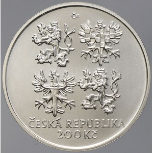 Česká republika 1993 - nyní, 200 Kč 2002 Holub, plexi pouzdro, karta