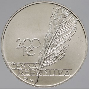 Česká republika 1993 - nyní, 200 Kč 2003 Vrchlický, plexi pouzdro, karta