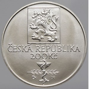 Česká republika 1993 - nyní, 200 Kč 2003 Thomayer, plexi pouzdro, karta