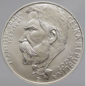 Česká republika 1993 - nyní, 200 Kč 2003 Křižík, plexi pouzdro, karta