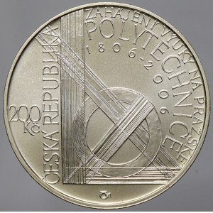 Česká republika 1993 - nyní, 200 Kč 2006 Gerstner, plexi pouzdro, karta