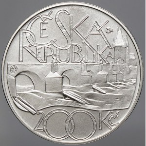 Česká republika 1993 - nyní, 200 Kč 2007 Karlův most, plexi pouzdro, karta