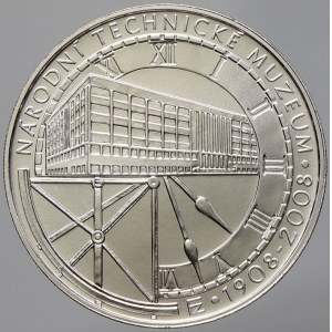 Česká republika 1993 - nyní, 200 Kč 2008 Národní technické muzeum, plexi pouzdro, karta