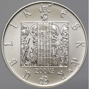 Česká republika 1993 - nyní, 200 Kč 2010 orloj, plexi pouzdro, karta