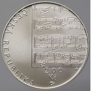 Česká republika 1993 - nyní, 200 Kč 2010 Mahler, plexi pouzdro, karta