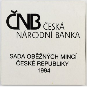 Sady mincí ČSSR - ČSFR - ČR, Sada oběhových mincí 1994 HM+BJ