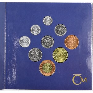 Sady mincí ČSSR - ČSFR - ČR, Sada oběhových mincí 1996 Bižuterie Jablonec