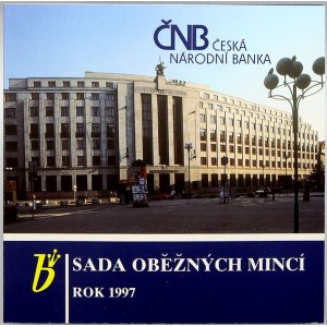 Sady mincí ČSSR - ČSFR - ČR, Sada oběhových mincí 1997 ČNB