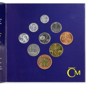 Sady mincí ČSSR - ČSFR - ČR, Sada oběhových mincí 1997 ČNB