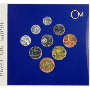 Sady mincí ČSSR - ČSFR - ČR, Sada oběhových mincí 1998 ZOH Nagano