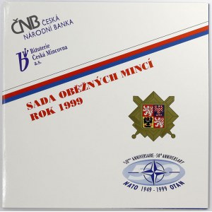 Sady mincí ČSSR - ČSFR - ČR, Sada oběhových mincí 1999 NATO založení