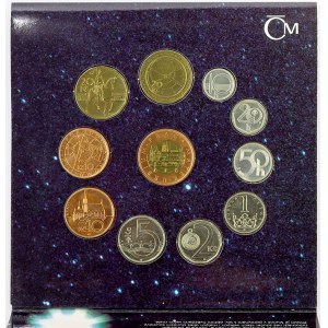 Sady mincí ČSSR - ČSFR - ČR, Sada oběhových mincí 2000 Sluneční soustava