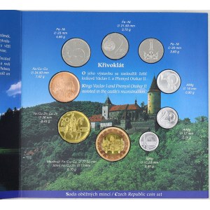 Sady mincí ČSSR - ČSFR - ČR, Sada oběhových mincí 2002 zámek Hluboká