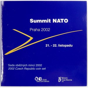 Sady mincí ČSSR - ČSFR - ČR, Sada oběhových mincí 2002 NATO