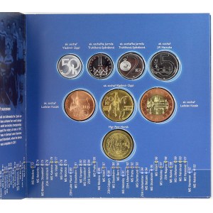 Sady mincí ČSSR - ČSFR - ČR, Sada oběhových mincí 2004 lední hokej