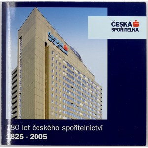 Sady mincí ČSSR - ČSFR - ČR, Sada oběhových mincí 2005 Česká spořitelna (rakouské mince EUR...