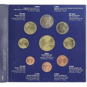 Sady mincí ČSSR - ČSFR - ČR, Sada oběhových mincí 2005 Česká spořitelna (rakouské mince EUR...