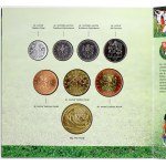 Sady mincí ČSSR - ČSFR - ČR, Sada oběhových mincí 2006 Fotbal MS