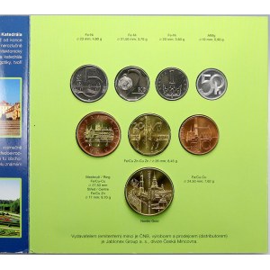 Sady mincí ČSSR - ČSFR - ČR, Sada oběhových mincí 2007 UNESCO