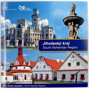 Sady mincí ČSSR - ČSFR - ČR, Sada oběhových mincí 2009 Jihočeský kraj