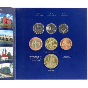 Sady mincí ČSSR - ČSFR - ČR, Sada oběhových mincí 2009 Jihočeský kraj