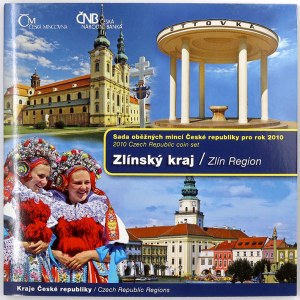 Sady mincí ČSSR - ČSFR - ČR, Sada oběhových mincí 2010 Zlínský kraj