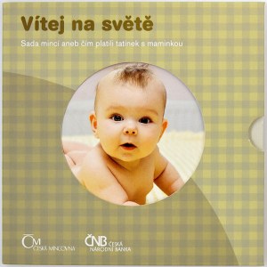 Sady mincí ČSSR - ČSFR - ČR, Sada oběhových mincí 2011 k narození dítěte